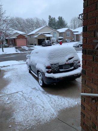 It’s December! 20 days until the Winter Solstice, the BlackSwan waits for me to brush off the snow and ice. 
It’s 27 degrees F , not all that cold. 