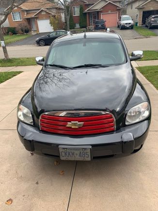 My signature, red grille , tribute to my 2007 Oldblue 