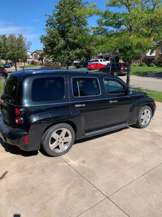 But from this distance, they look good, and at 60 MPH they look awesome, so you don’t have to go overboard buffing and compounding and polishing. 
