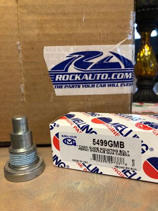 Maybe install one of these, the front guide upper bolt replacement 