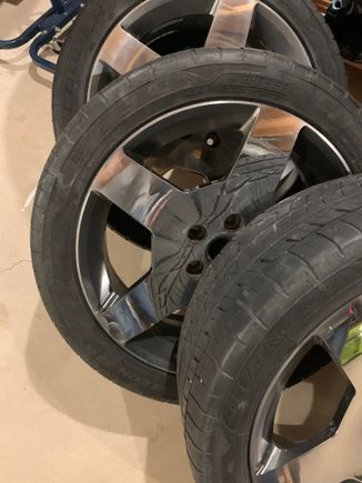 These 3 are the sanded then polished rims