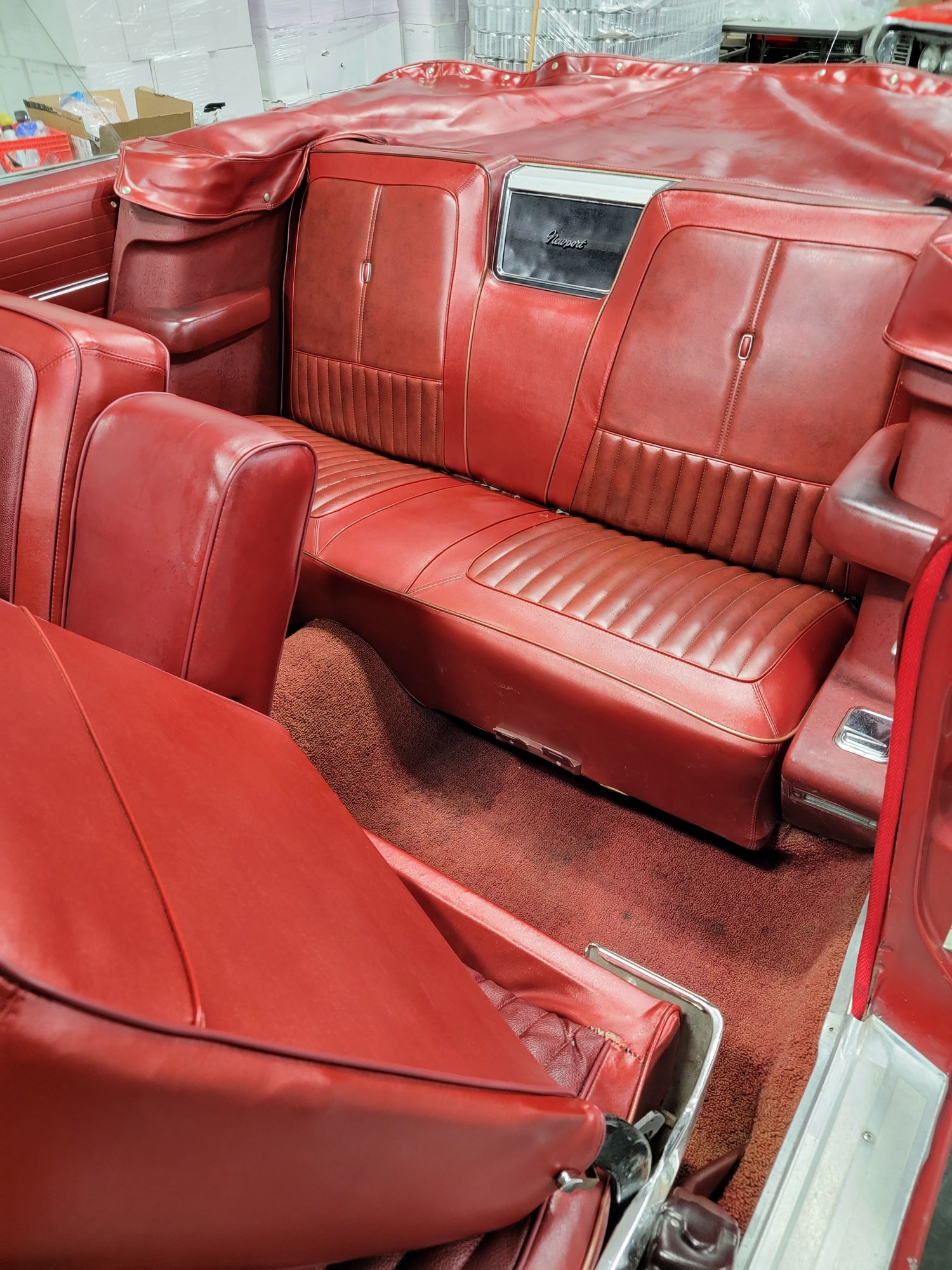 1970 Chrysler Newport - 1968 Chrysler Newport $17,500 - Used - VIN CE27G8C311241 - 47,000 Miles - 8 cyl - 2WD - Automatic - Convertible - Red - Greenfield, IN 46140, United States