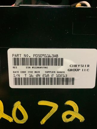 Do you need vin number from car it came out of or car it’s going in? I bought this off eBay cause my radio crapped out . Thanks 