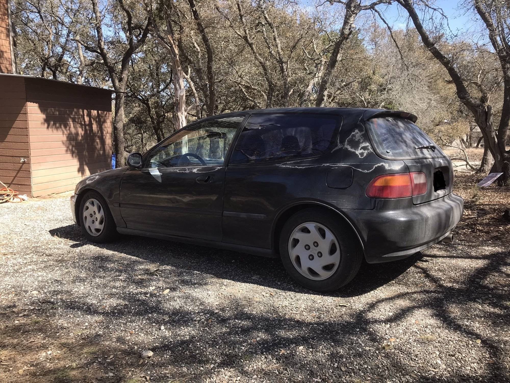 1993 Honda Civic - 1993 civic si for sale. (Salvage) - Used - VIN 2hgeh3384ph514216 - 300,000 Miles - 4 cyl - 2WD - Manual - Hatchback - Black - Leander, TX 78641, United States