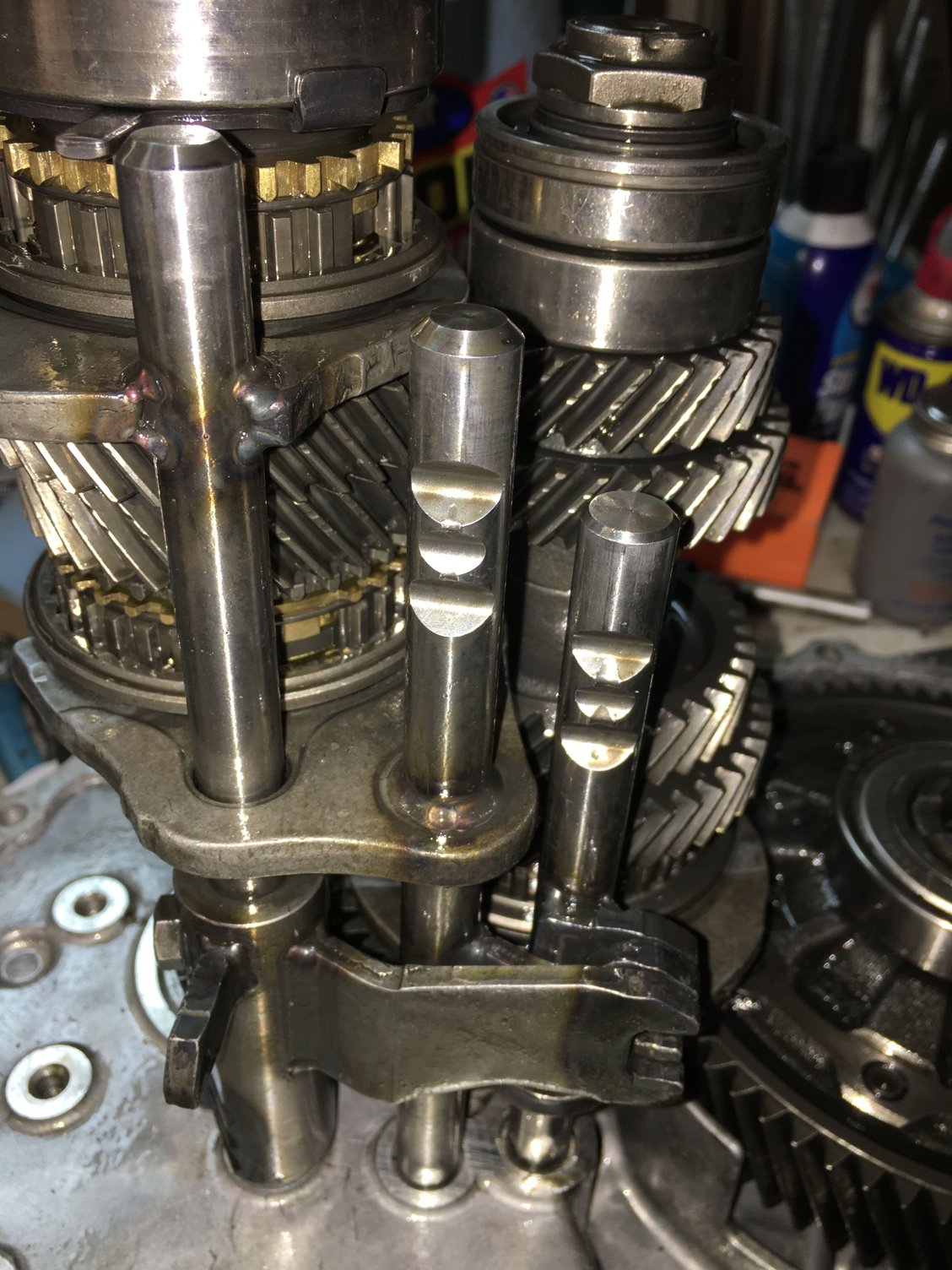 Locked out 1st and 2nd, Troubleshooting inside of Transmission. Honda