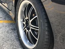 Look when they were mounted on the car