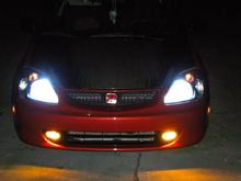 Front View At Night