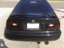 tinted tail lights