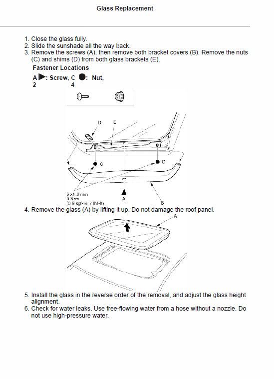 How do I manually raise the sunroof/moonroof into the tilt postion