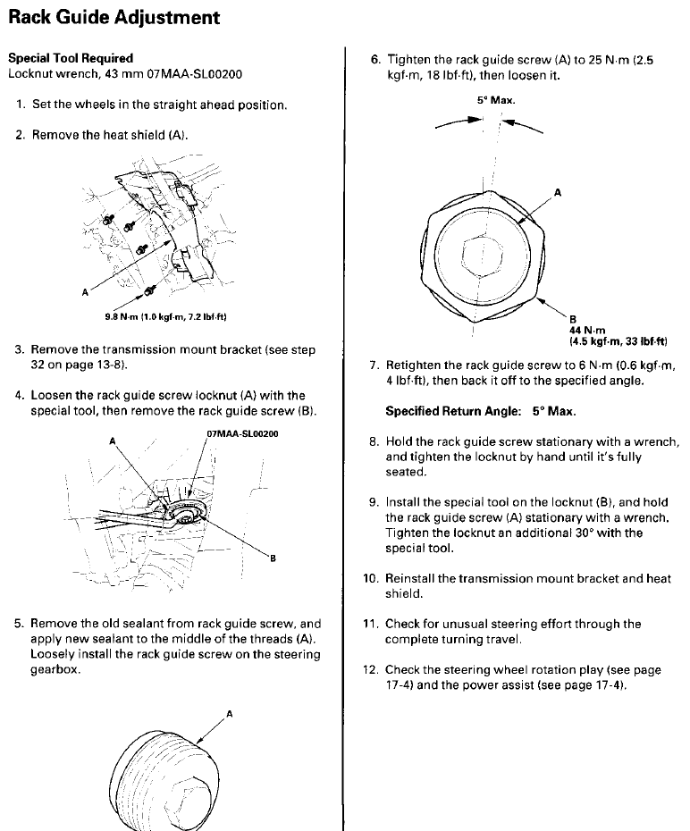 Play in steering rack Honda Civic Forum