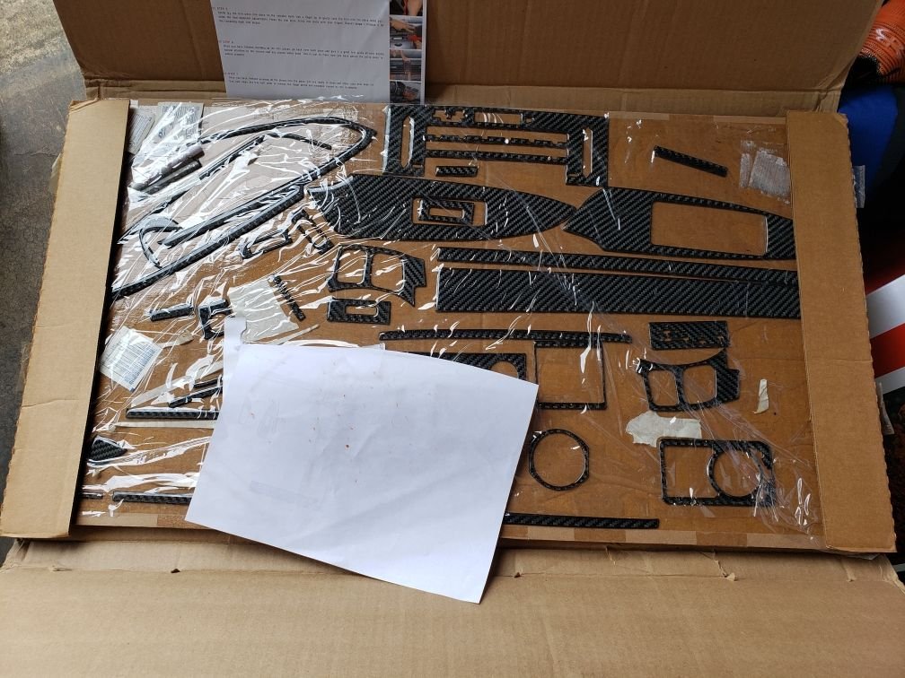 Carbon Fiber Interior Overlay for Lexus RC Coupes RCF, RC200T, RC350