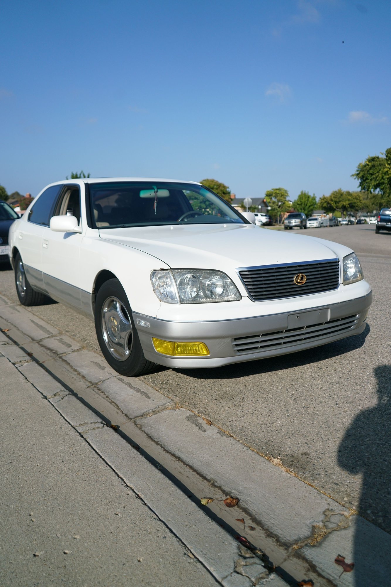 Post paint-correction. Cleaned up well, wrapped fogs in yellow Amazon film. 