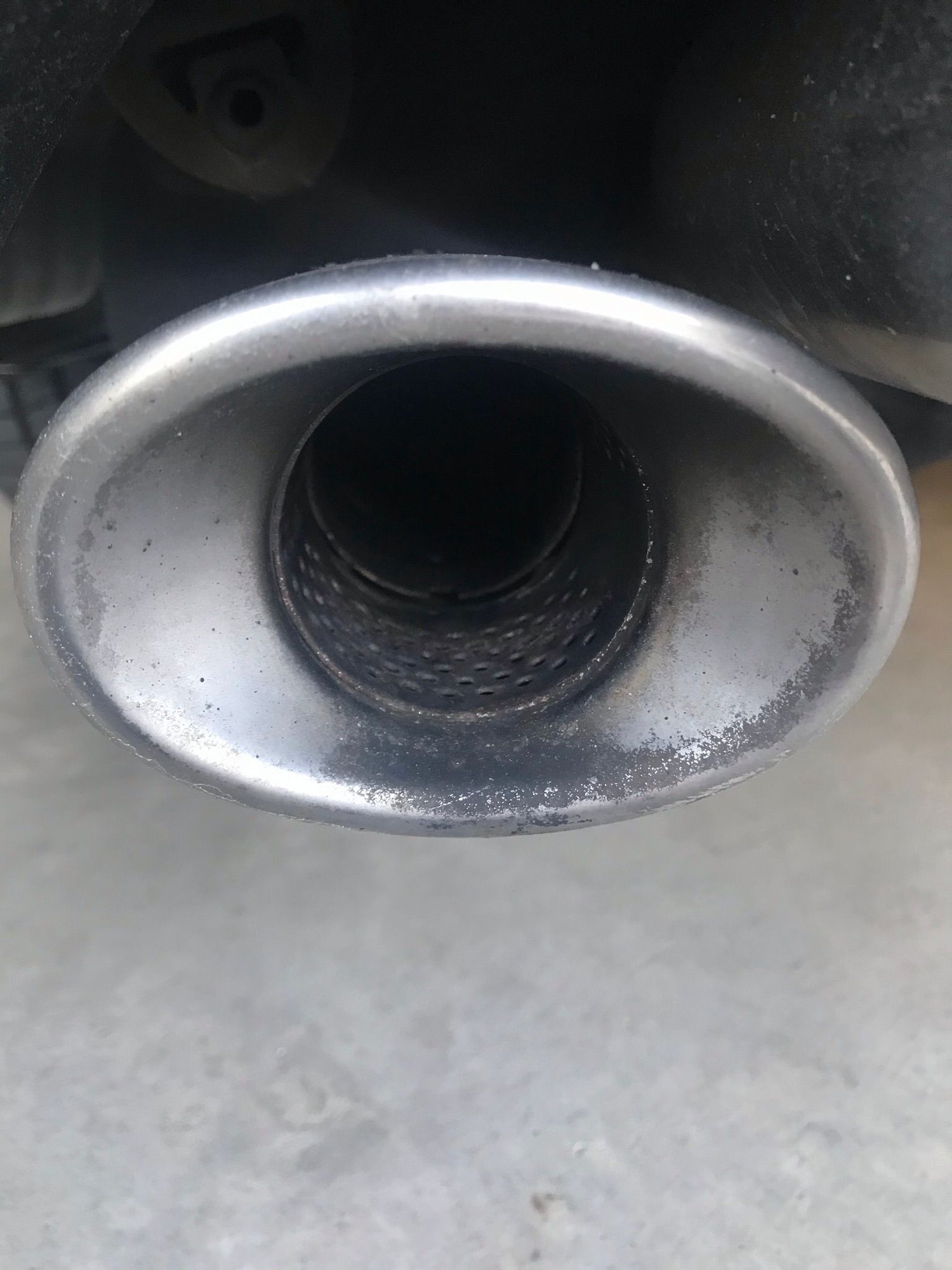 Exhaust Tip cleaning With Eagle One Nevr-Dull Wadding Polish