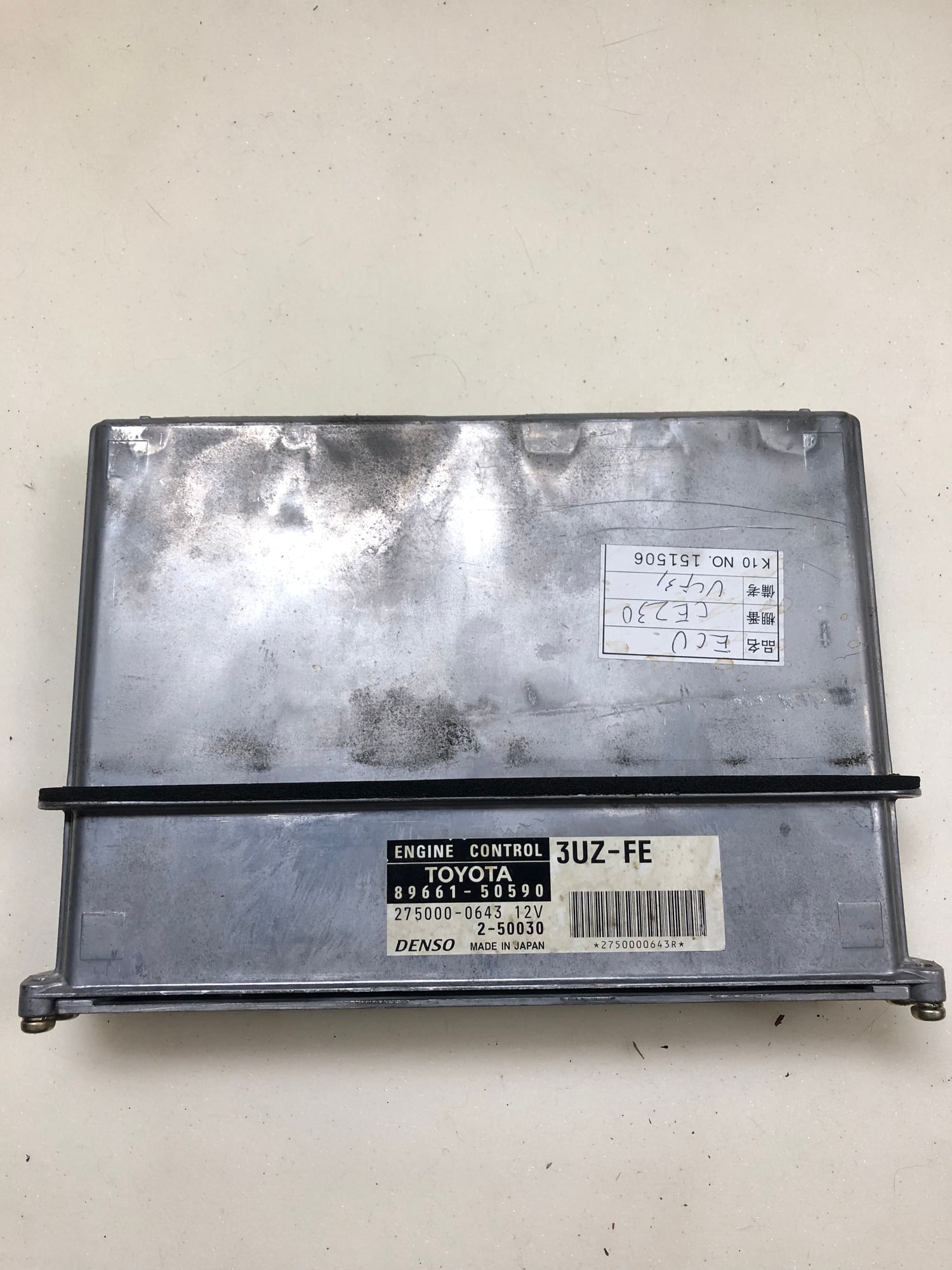 Engine - Electrical - 3uzfe Ecu w/ bypassed immobilizer - Used - 2001 to 2003 Lexus LS430 - Canton, MS 39046, United States