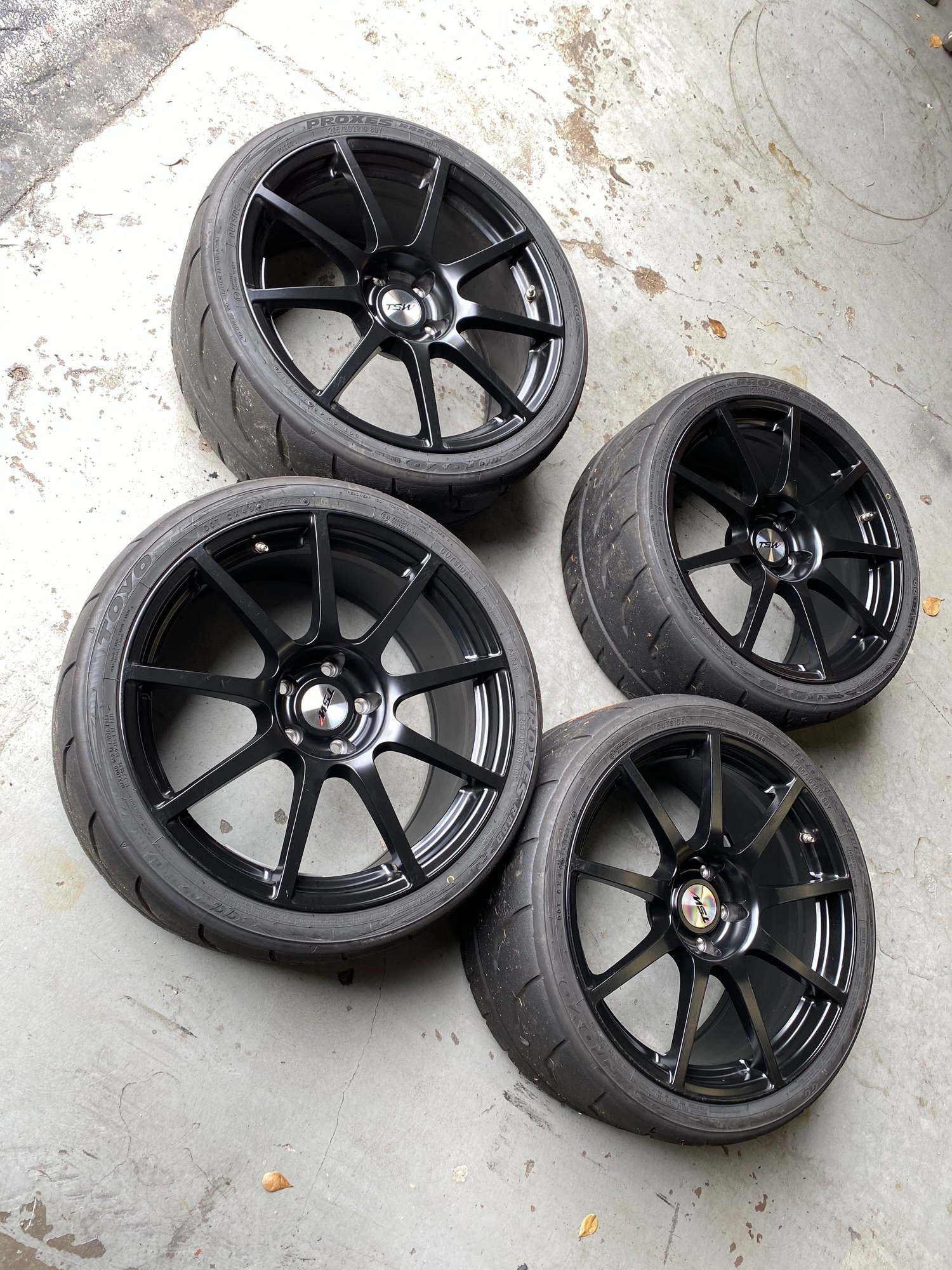 Wheels and Tires/Axles - ISF Track Wheels and Tires - Used - 2008 to 2013 Lexus IS F - Coral Springs, FL 33067, United States