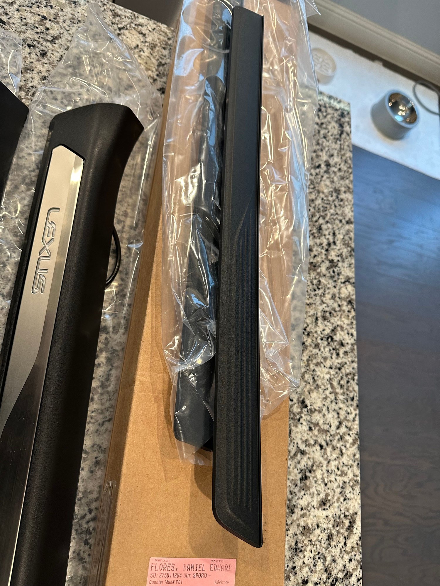 Accessories - Illuminated Door sills - Used - 2022 to 2024 Lexus LS500 - Dallas, TX 76005, United States