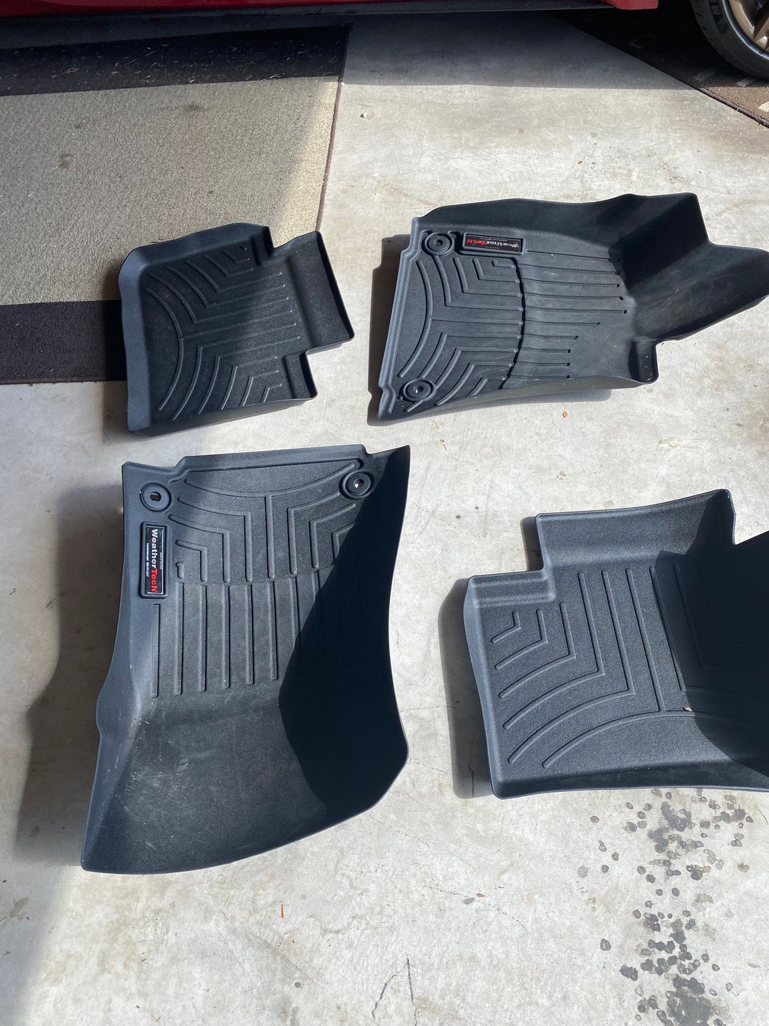 Interior/Upholstery - IS 500 WeatherTech Floor Mats Part Number 446241-445752 - Used - 2023 to 2025 Lexus IS - Dallas, TX 75201, United States