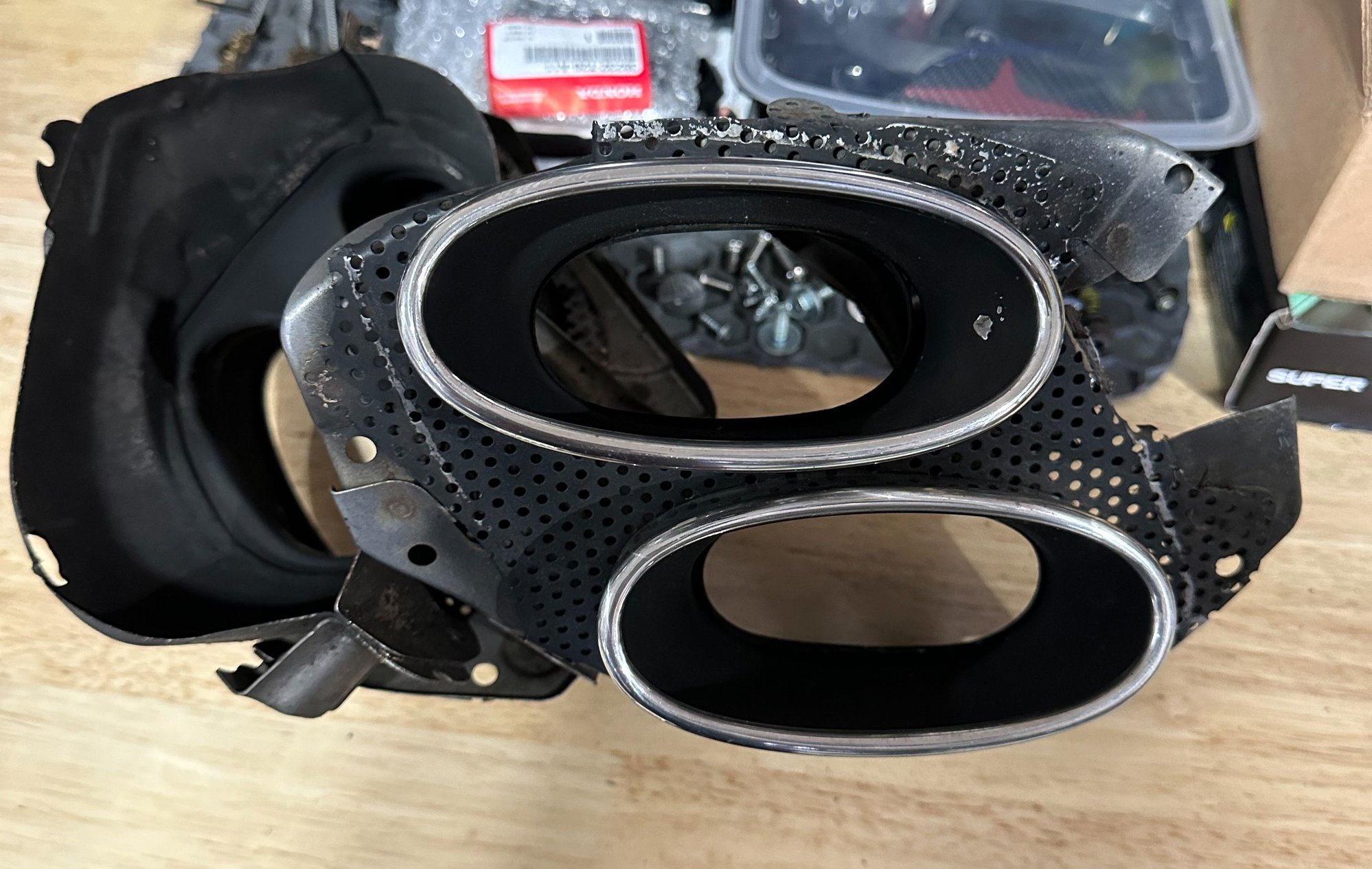 Engine - Exhaust - OEM ISF quad exhaust tips - Used - -1 to 2025  All Models - Wadsworth, OH 44281, United States