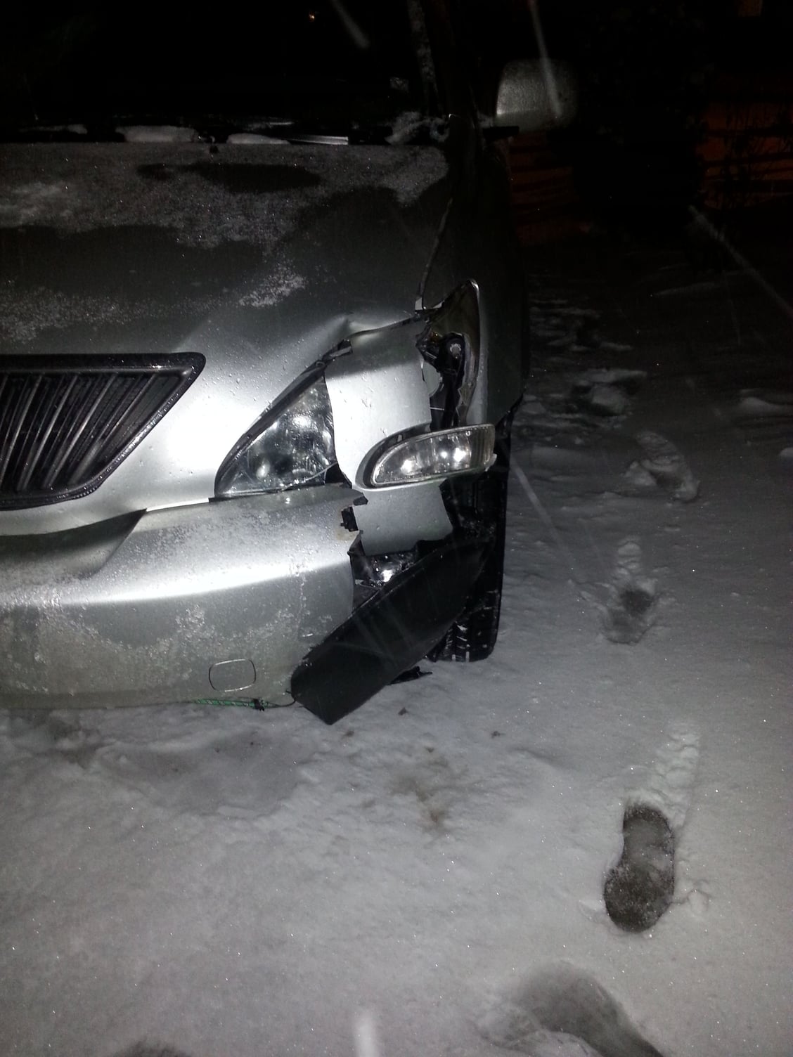 bumper cost damage repair included clublexus lexus headlight much smashed