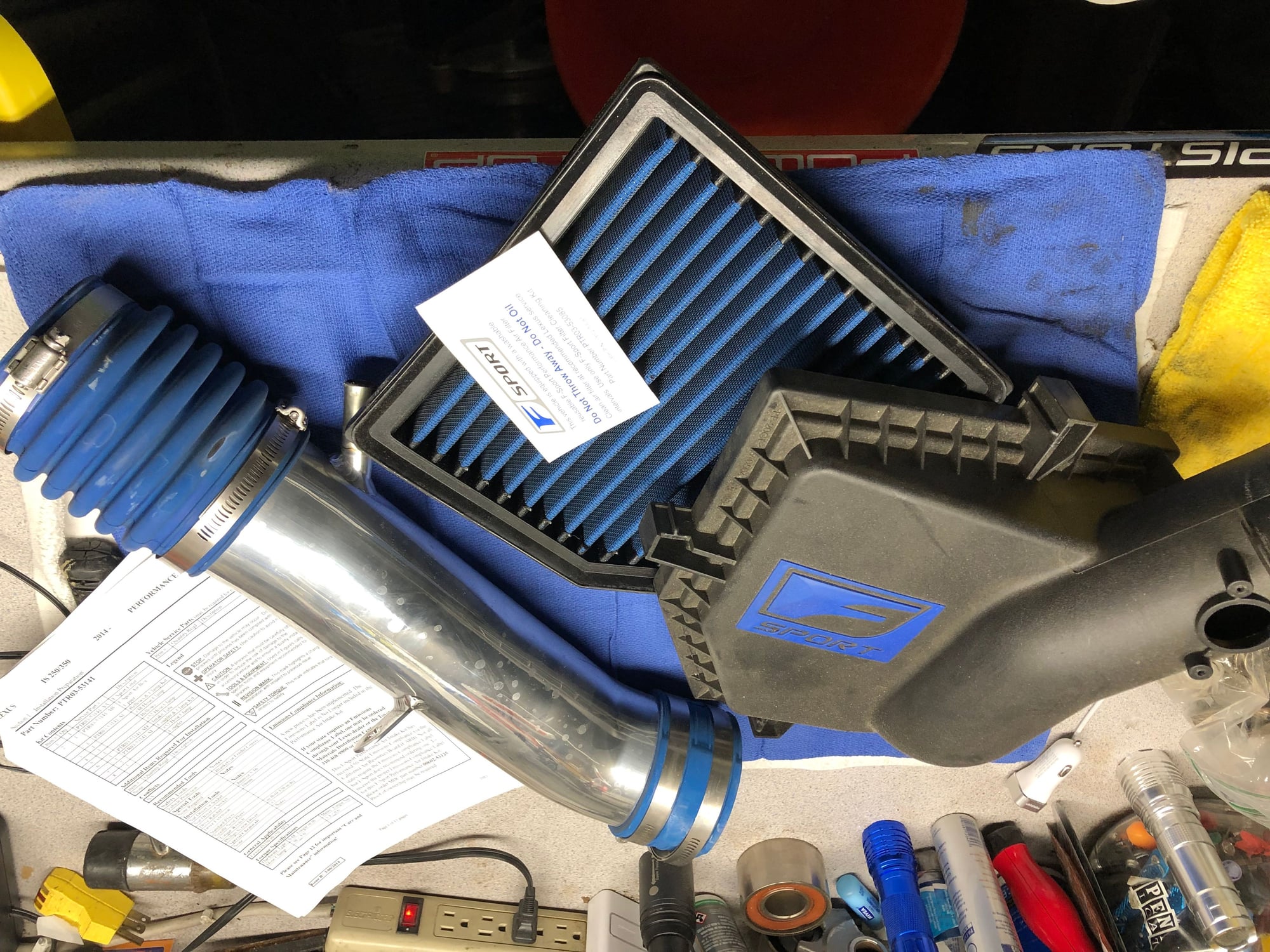 Engine - Intake/Fuel - F Sport Intake for '14 and up IS350/250 - Used - 2014 to 2019 Lexus IS350 - South Oc, CA 92688, United States