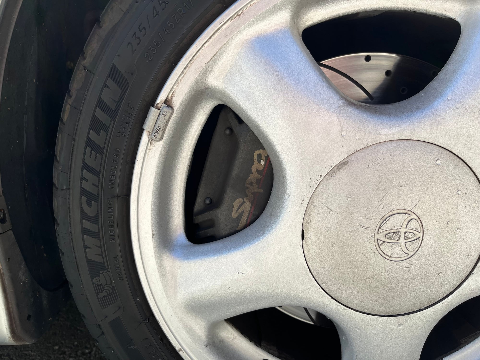 Wheels and Tires/Axles - Set of 5 Mk4 Supra TT Wheels with Michelin Pilot Sport tires - Used - All Years Any Make All Models - Fremont, CA 94536, United States