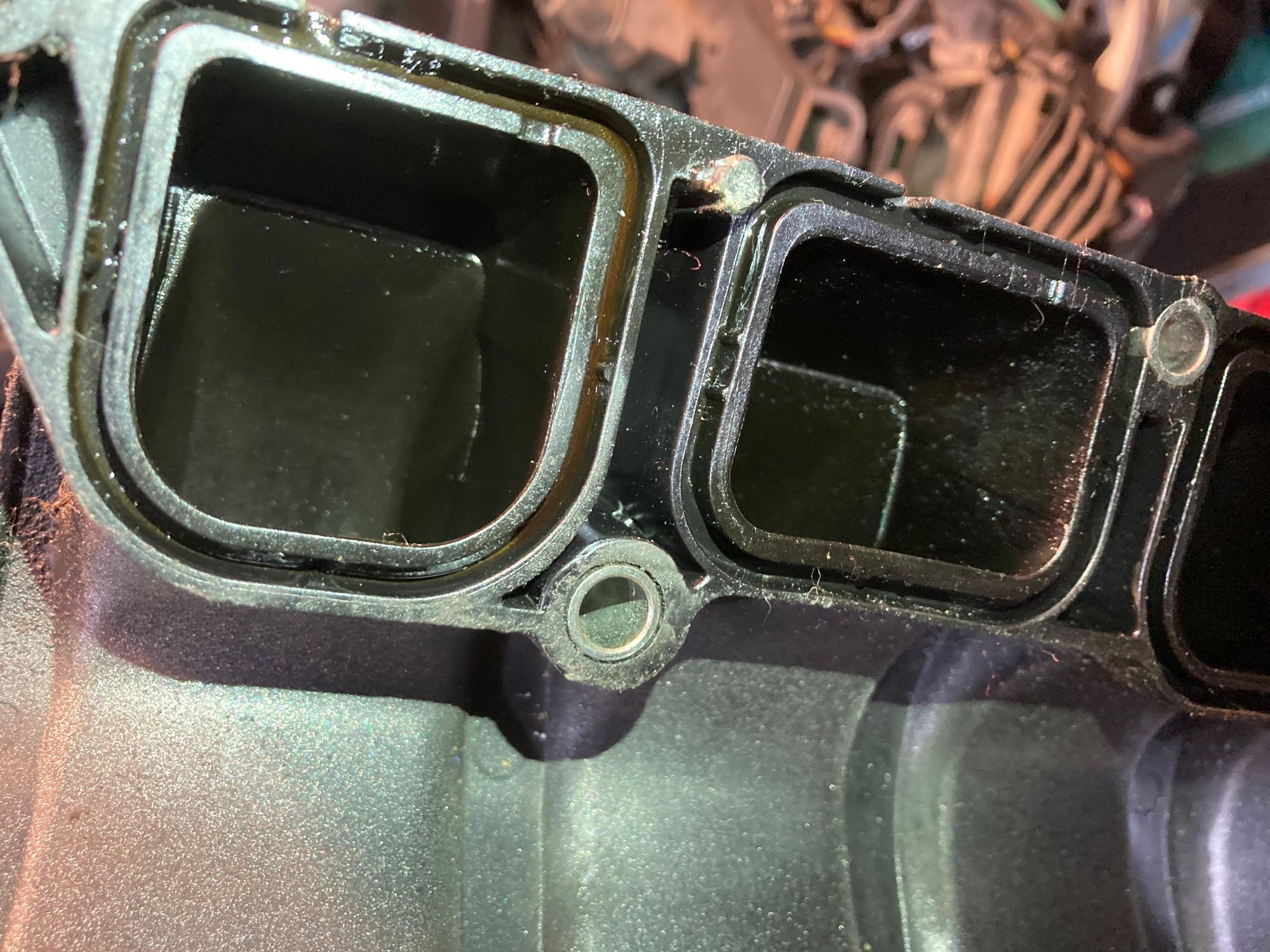 This also completely kills the argument that PCV oil vapors etc are what cause intake valve buildup on DI engines. 