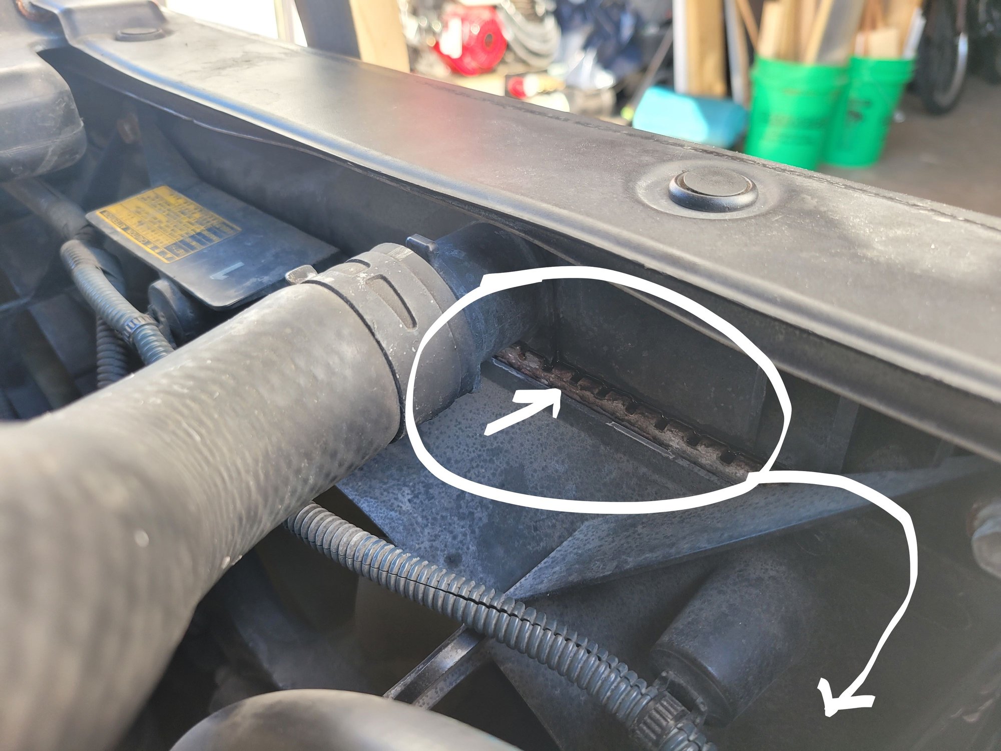 Radiator / coolant leak up top? ClubLexus Lexus Forum Discussion
