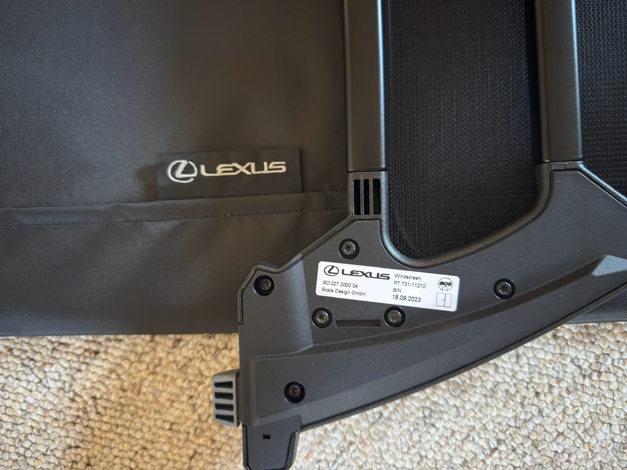 Accessories - *New/Unused* LC500 Wind Screen w/ Bag (PT73111210) - New - 2021 to 2025 Lexus LC500 - Murrieta, CA 92562, United States