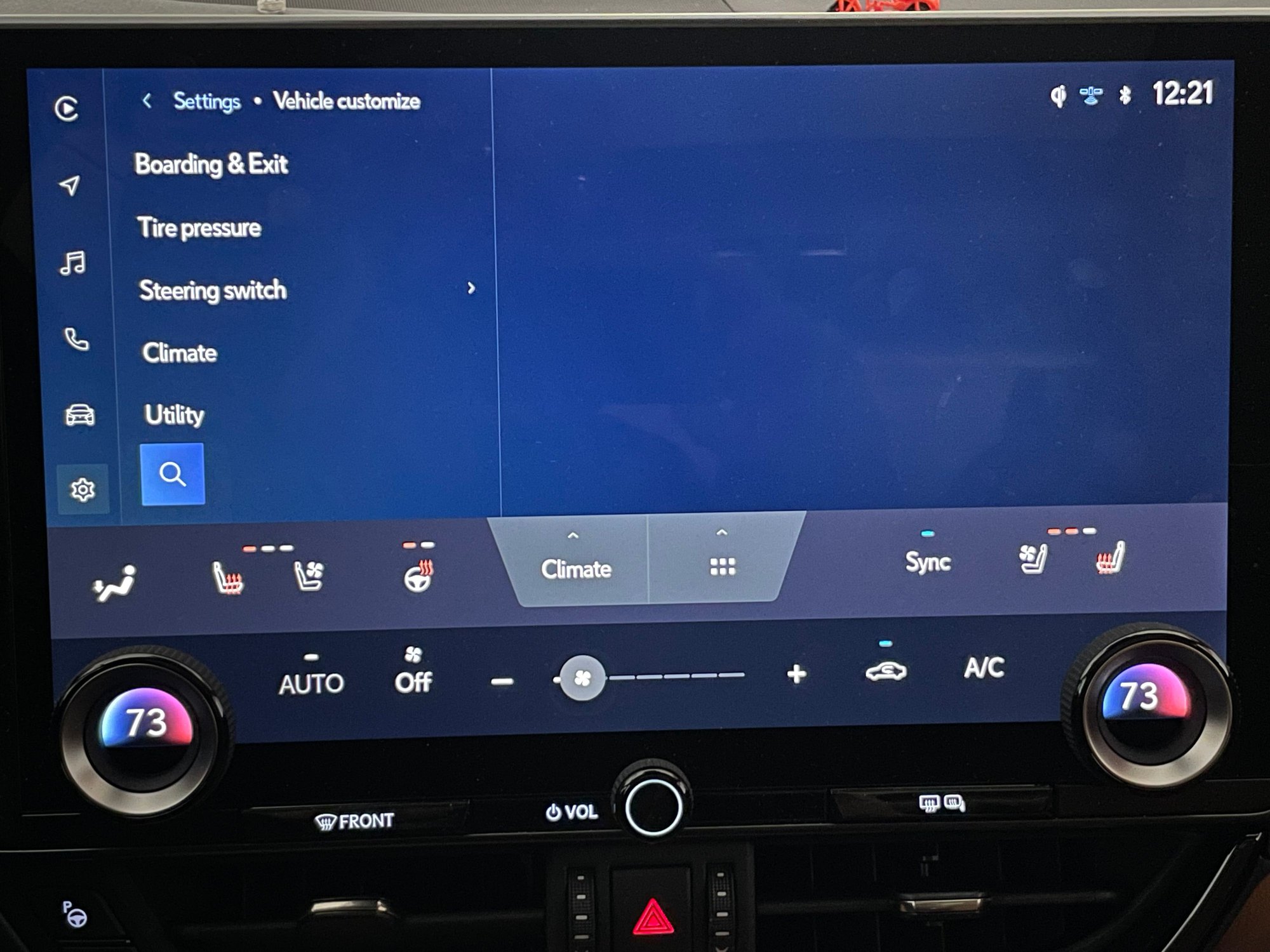 More Menu under VC