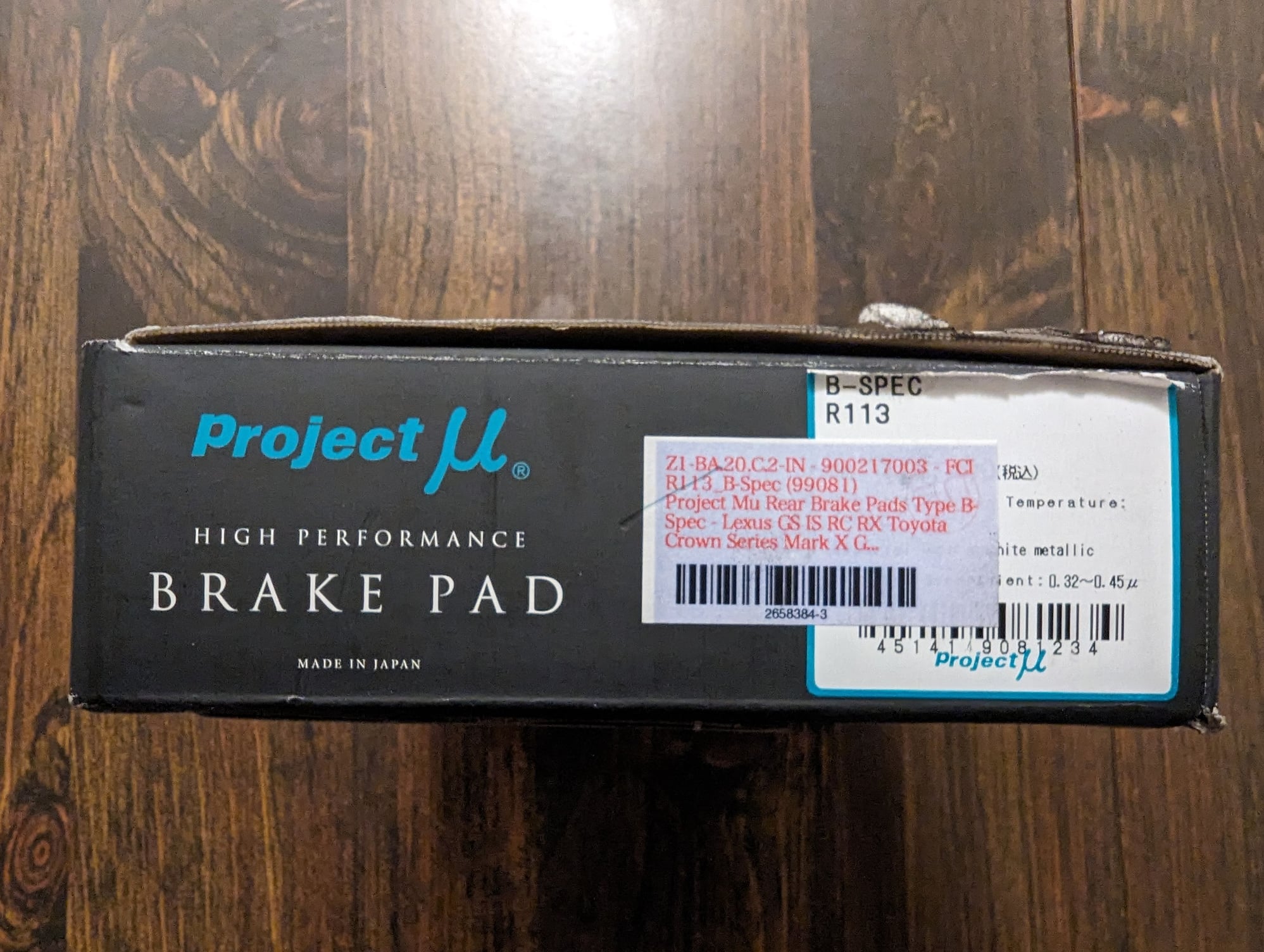 Brakes - Project Mu B-Spec Rear Brake Pads IS/GS/RC - New - All Years  All Models - Cypress, CA 90630, United States
