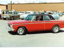 1980, bought 1964 Studebaker Daytona, 4 speed, bucket seats, power disc brakes, put Cragars from T/A on car.