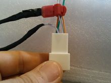 Female Tesla android connector with the 1 K ohm  resistor. Tap in the black wire and new pin in pin#9 to meet the purple wire. All wire connectors insulated including the resistor. Good luck. I assumed no responsability. Contact a professional installer if you do not want to risk it. I took my chance and My airbag light on the dashboard is FIXED! Its gone👍