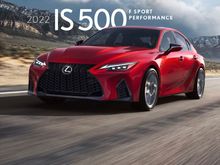 2022 IS 500 F SPORT Pre Order Brochure