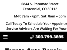 I live in Denver, give Toy Car Care a call. They are on your way to Longmont in the south side for the city. They have done timing belts and CVJ boots for me.
Mike