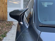 Added Side Mirror Covers Close up.