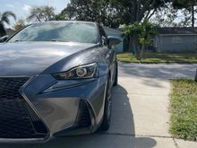 Installed Spacers Front view.