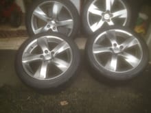 These are original IS 350 wheels 8.5x18 with Nitto Motivo Tires 235/45/18 both in excellent conditions with less than 3000 miles of use. I would like to sell the set for $1200 or nearest offer.