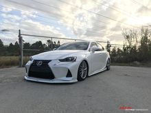 New non fsport Lexus IS front splitter lip.