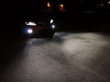 The fog light mod to HID dramatically improves fowl weather driving.