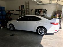 After tint and detail. Used iron and fallout remover then zymol, paint is pretty smooth.