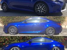 Stock. RSRs. BC Coilovers.