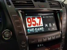 Web Radio Main Screen VLine Lexus