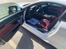 Rioja Red interior with the F sport heated/ventilated and memory seats.