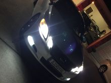 HID low beams, LED fog lights and parking lights