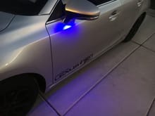Blue Puddle Light LED Mod