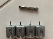 The 10mm round shaft motors from zinky
