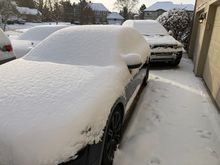 Wife didn't park the 4.0 inside before the snow and I didn't think to move it when I came back. 