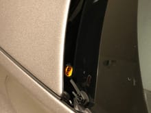 This pict is from another of my cars, but shows how the extension's jack sits under/behind the hood.