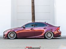 Lexus IS side skirt splitter lip body kit