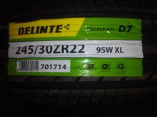 Delinte Thunder D7 245/30ZR22 95W XL. (2010)